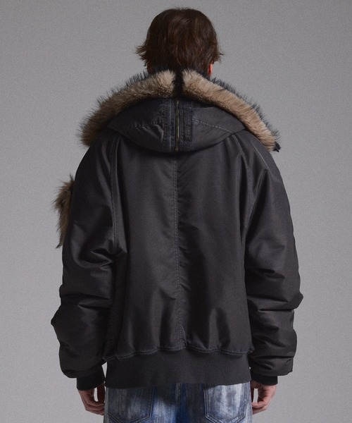 GRANCY ミリタリージャケット モッズコート 「GRANCY」ファーポケット