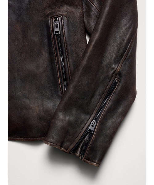 革ジャン ライダース レザー レーシングジャケット メンズ : ZOZOTOWN