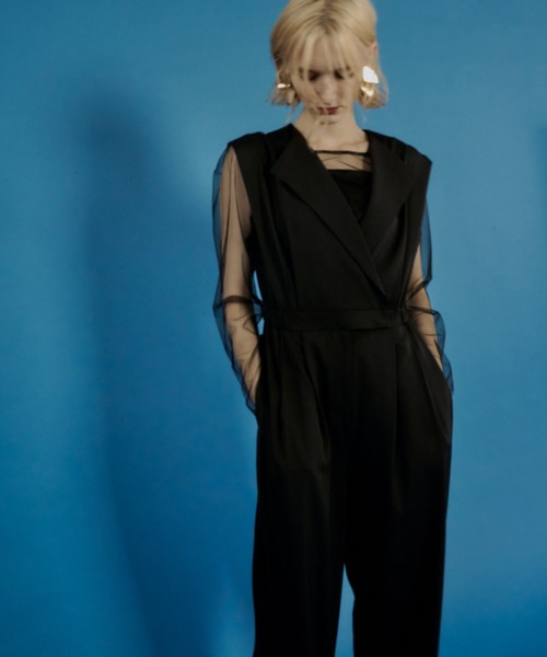 et.UNiVER パンツドレス Standout collar all-in-pants : ZOZOTOWN