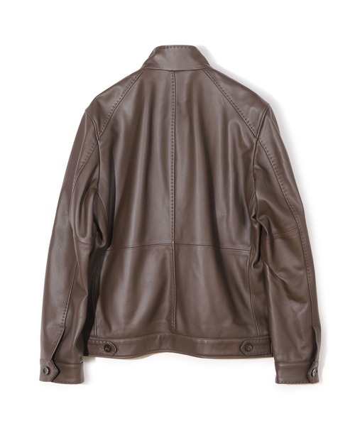 MEN'S BIGI（メンズビギ） 革ジャン ライダース スタンドカラー