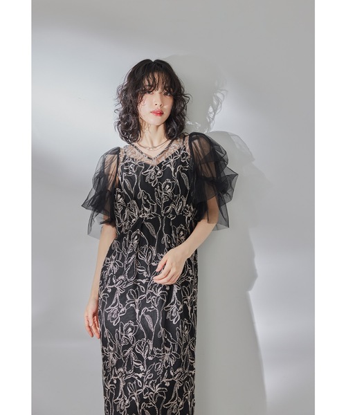 niana（ニアナ） ドレス フラフィースリーブペンシルドレス 結婚式