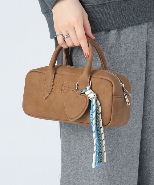 BEAMS HEART（ビームス ハート） ボストンバッグ チャーム付き