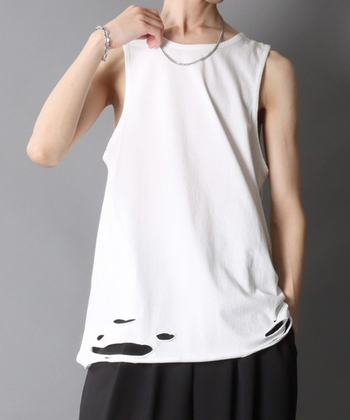 SITRY（シトリー） タンクトップ Damage Layered Tank Top/ダメージ