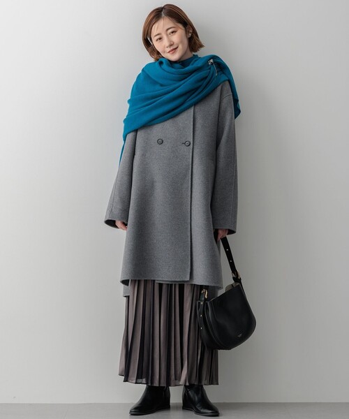 23区（ニジュウサンク） ストール マフラー 「洗える」ピュアカシミヤ