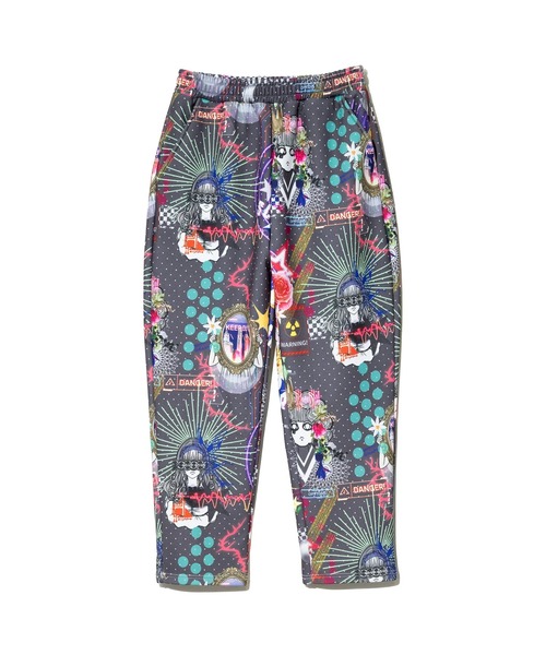 ScoLar（スカラー） パンツ 総柄あったか裏地パンツ レディース