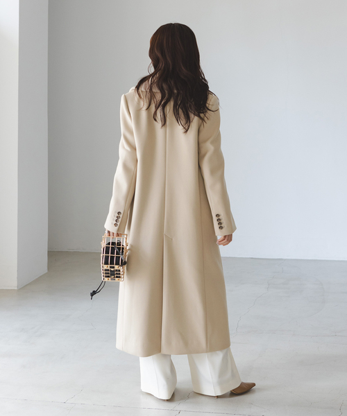 NOBLE（ノーブル） チェスターコート 36 グレー レディース : ZOZOTOWN