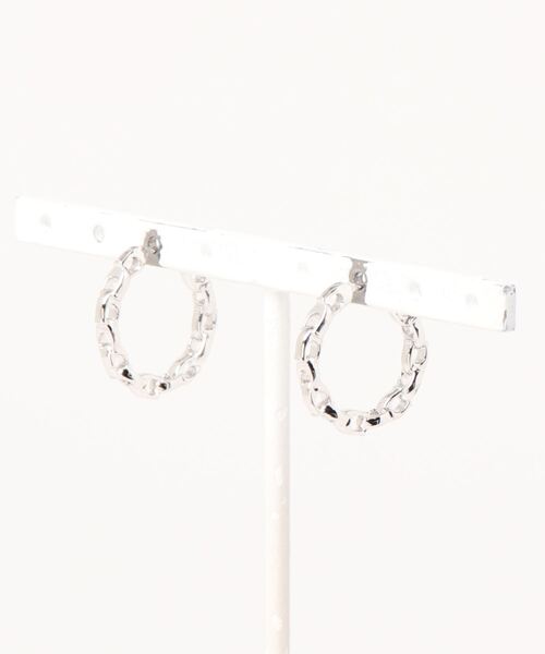 COACH（コーチ） ピアス シグネチャー チェーン スモール フープ