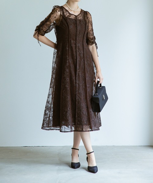 Dorry Doll（ドリードール） ドレス エンブロイダリーレイヤードドレス