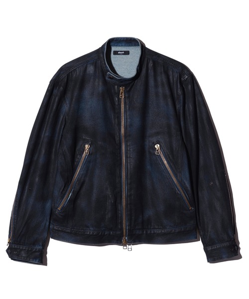 glamb（グラム） 革ジャン ライダース Denim Riders Jacket / デニム