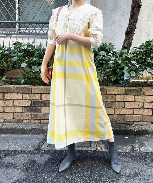 Jewelobe（ジュエローブ） ワンピース マルチウェイビッグチェック