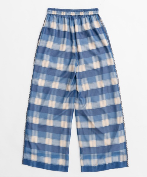 MAISON SPECIAL（メゾンスペシャル） パンツ Side Pico Lace Sheer