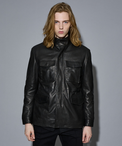 5351 POUR LES HOMMES 革ジャン ライダース 「25A/W」M-65 レザー