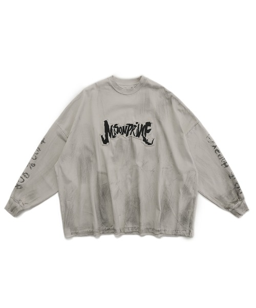 M.P Studios オーバーサイズ パッチロゴ ロンTEE
