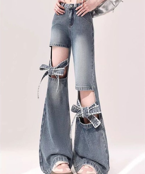 gossip!ロサンゼルス ジーンズ デニム デニムパンツ 「サイズあり」膝