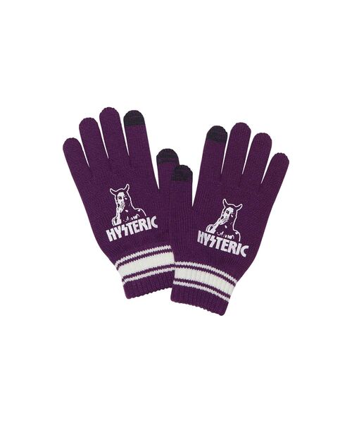 HYSTERIC GLAMOUR（ヒステリックグラマー） 手袋 SPEAK NO EVIL ニット