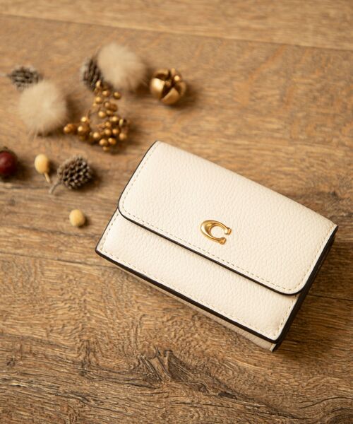 COACH（コーチ） 財布 ミニ トライフォールド ウォレット レディース