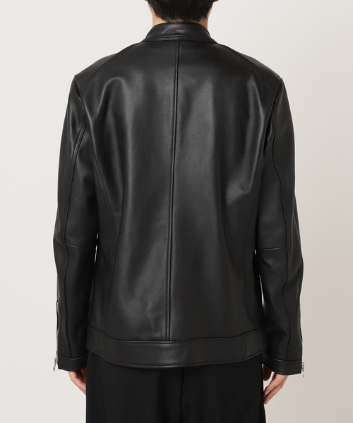 EDIFICE（エディフィス） 革ジャン ライダース ナッパレザー シングル