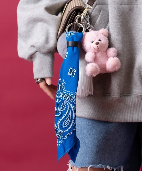 キーホルダー an meets zakka バンダナキーリングアクセサリー