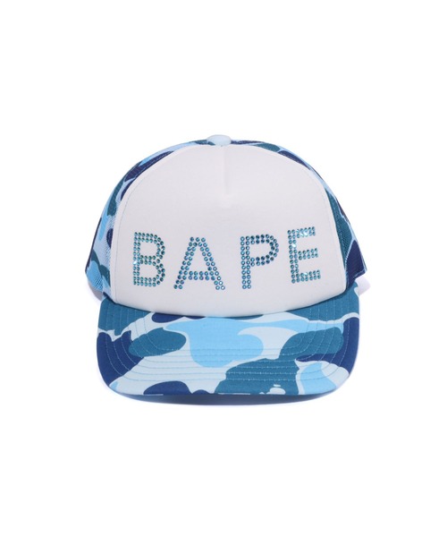 A BATHING APE（アベイシングエイプ） キャップ 帽子 ABC CAMO CRYSTAL