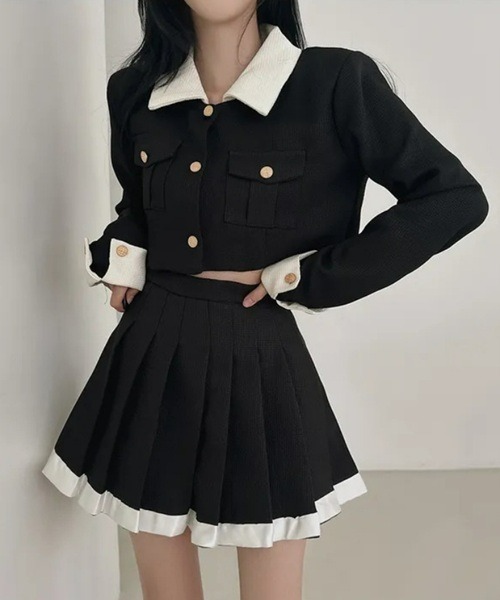 Ritomo De Ricco セットアップ ツイードジャケット＆スカート