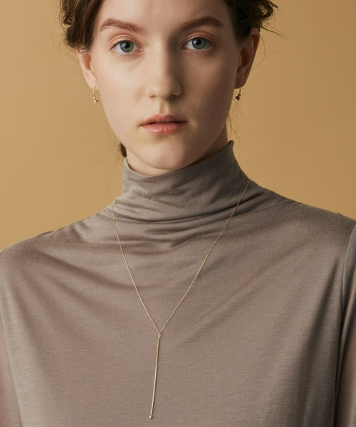 agete（アガット） ネックレス K10チェーンネックレス レディース