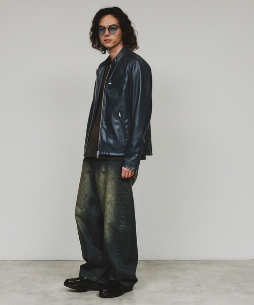 tk.TAKEO KIKUCHI（ティーケータケオキクチ） 革ジャン ライダース