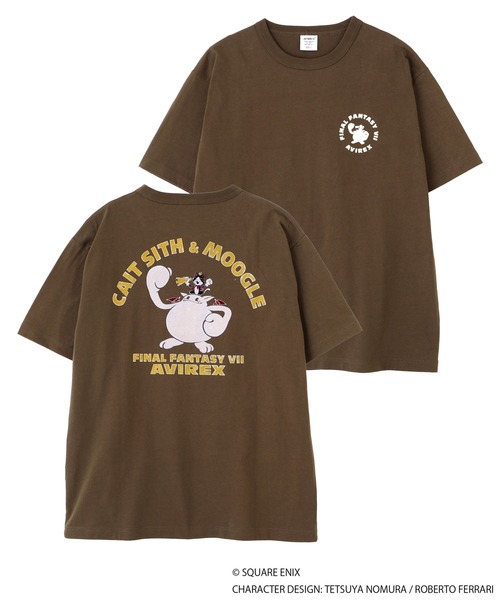 AVIREX（アヴィレックス） tシャツ × FINAL FANTASY VII REMAKE」CREW