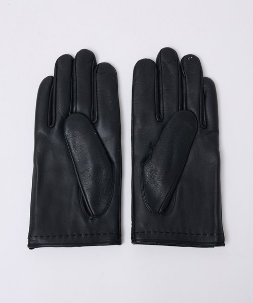 5351 POUR LES HOMMES レザーグローブ パイソン リアルレザー 5351