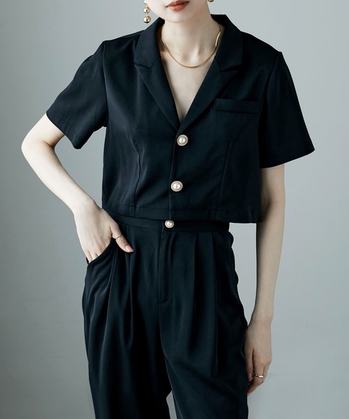 etoll.（エトル） パンツドレス 3 pieces ジャケット＆パンツ