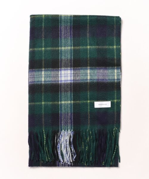 ABAHOUSE（アバハウス） マフラー 「カシミヤ100％」チェック柄