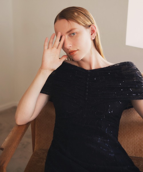 Leja（レジャ） ドレス 「LEJA」2wayレース花柄オフショルダー