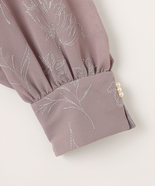 ANY SIS（エニィスィス） ドレス 「Lily Calin」ラインエンブロイ