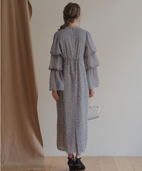 Dorry Doll（ドリードール） ドレス デザインスリーブシャギードレス