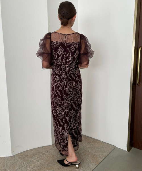 LE'RURE ドレス Fluffy sleeve pencil dress : ZOZOTOWN Yahoo!店