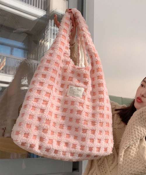 aimoha（アイモハ） トートバッグ モコモコトートバッグ (AW