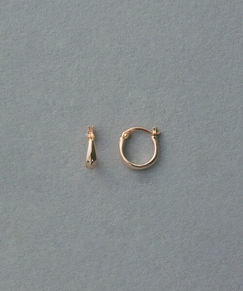 ete（エテ） ピアス K10MPG フープ ピアス レディース : ZOZOTOWN