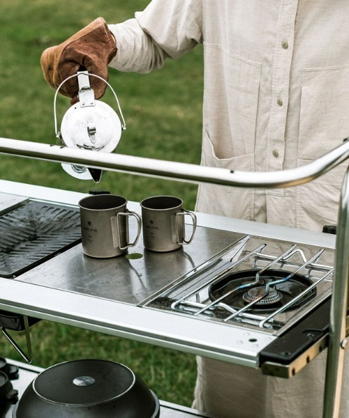 IGTコネクション付きpeak ステンレスキッチンテーブル 12/7まで snow