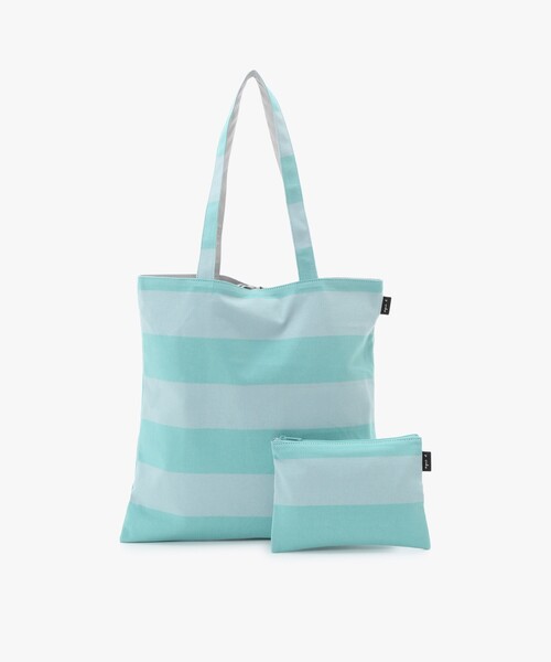 agnes b.（アニエスベー） トートバッグ 細ボーダー コットン