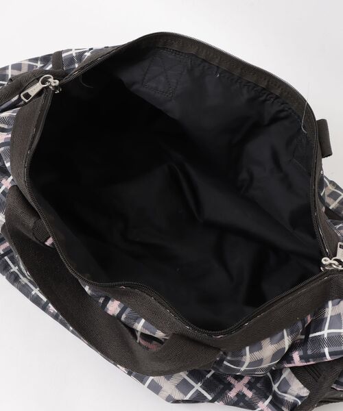 LeSportsac（レスポートサック） チェック柄ボストンバッグ - ブラック