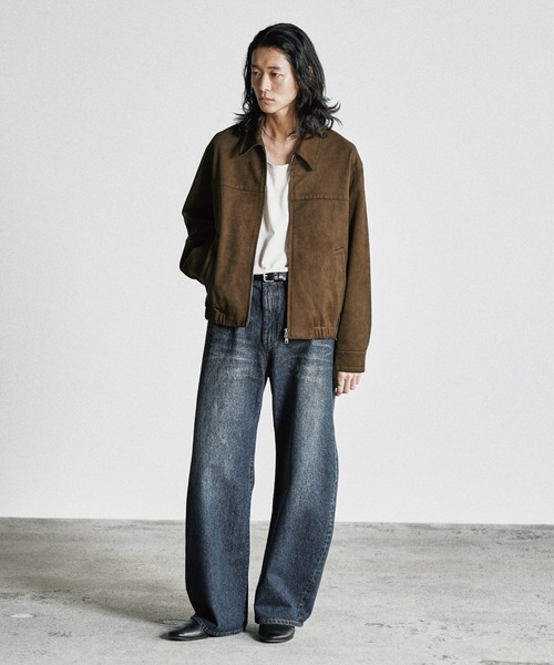 WYM LIDNM ブルゾン アウター ARTIFICIAL GRAIN / FAUX SUEDE ZIP