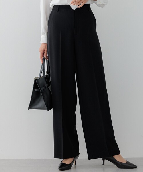 23区（ニジュウサンク） パンツ トリアセダブルジョーゼット フル