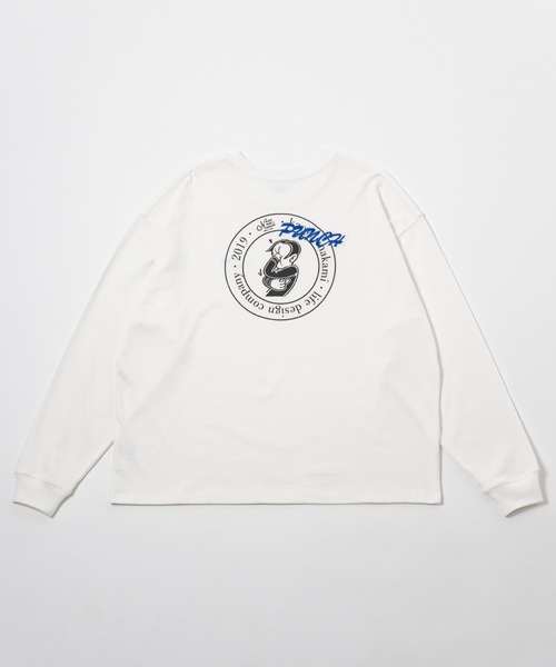 kaoyorinakami tシャツ punch circle long tee / パンチサークルロンT