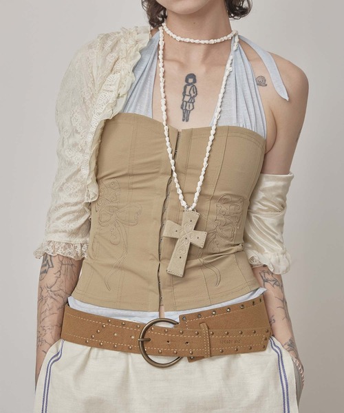 SCULPTOR（スカルプター） カードケース Cross Suede Strap Wallet