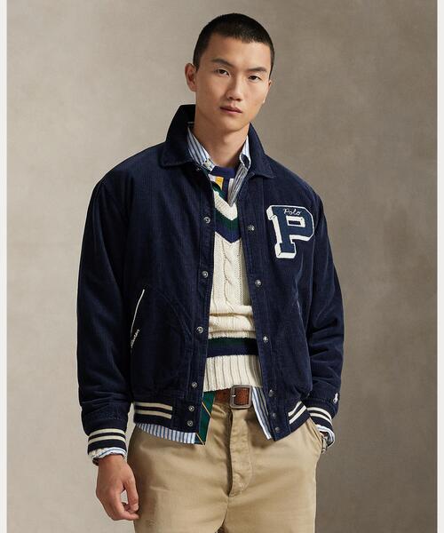 POLO RALPH LAUREN（ポロ・ラルフローレン） スタジャン コーデュロイ