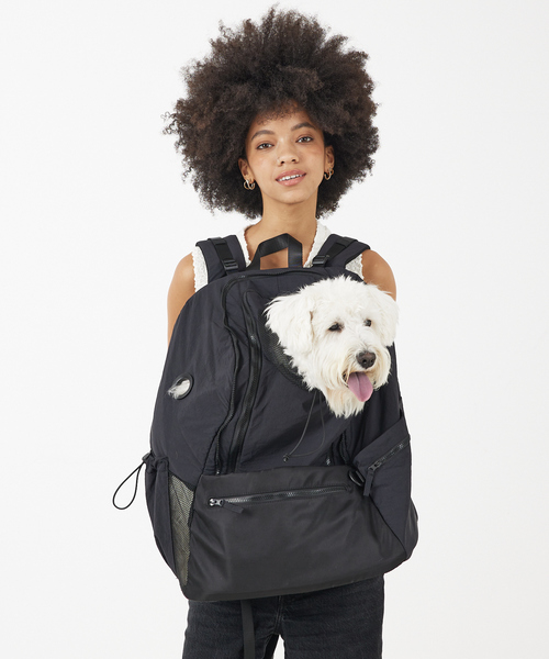MATIE ペットリュック L ブラック LOWELL things（ロウェル シングス