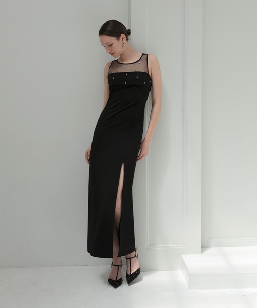 Leja（レジャ） ドレス 「LEJA LUXE」2WAYフロントシアービジューI