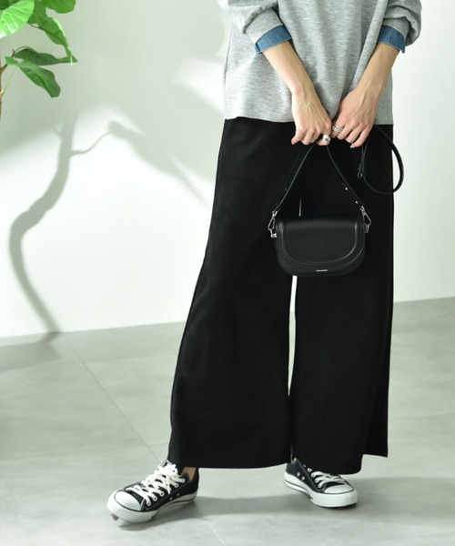 INTERPLANET（インタープラネット） パンツ スエードポンチウエスト