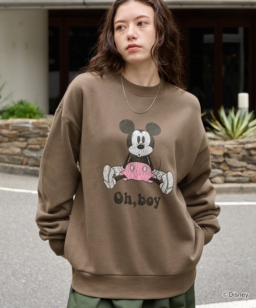 Disney（ディズニー） トレーナー スウェット 「Disney」別注 ミッキー