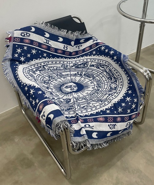 SEN TOKYO ブランケット 膝掛けやインテンリアに最適。タッセル大判