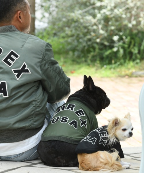 AVIREX（アヴィレックス） 犬 服 AVIREX/アヴィレックス/MA−1 ロゴ